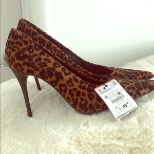Zara Pumps, leopard print
